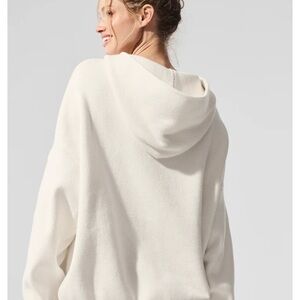 Topshop Women's White Hoodie